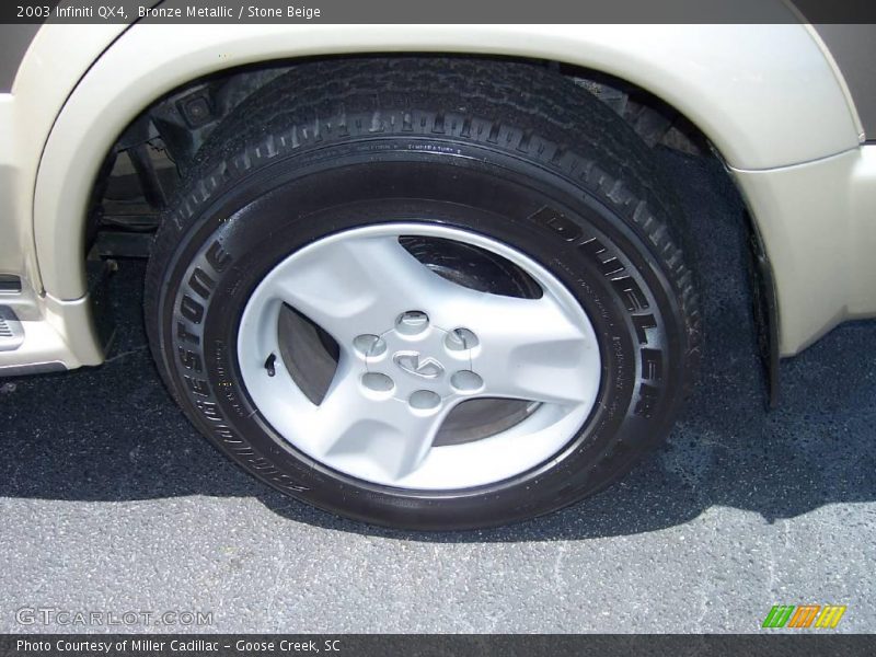 Bronze Metallic / Stone Beige 2003 Infiniti QX4