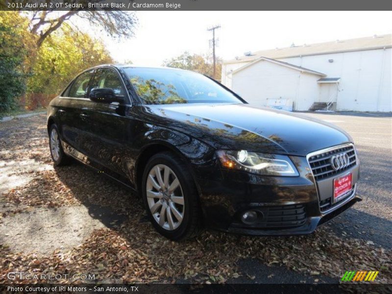 Brilliant Black / Cardamom Beige 2011 Audi A4 2.0T Sedan