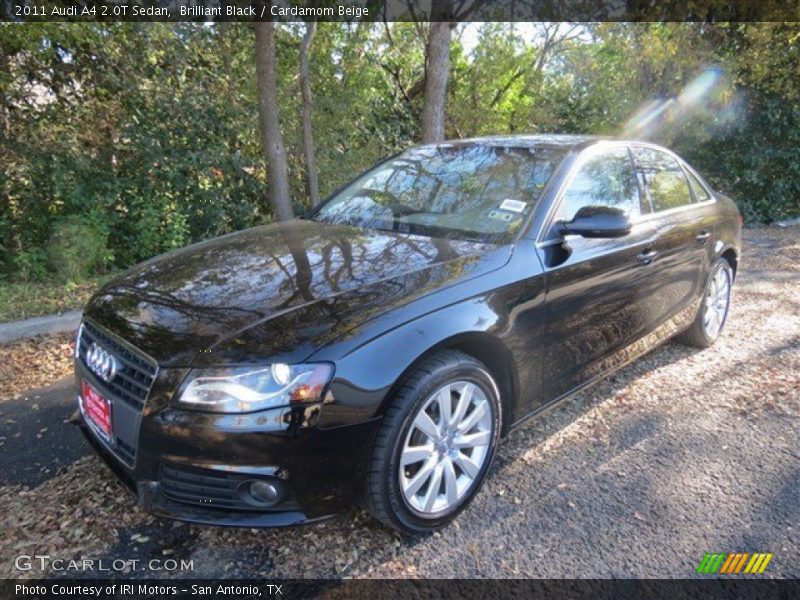 Brilliant Black / Cardamom Beige 2011 Audi A4 2.0T Sedan