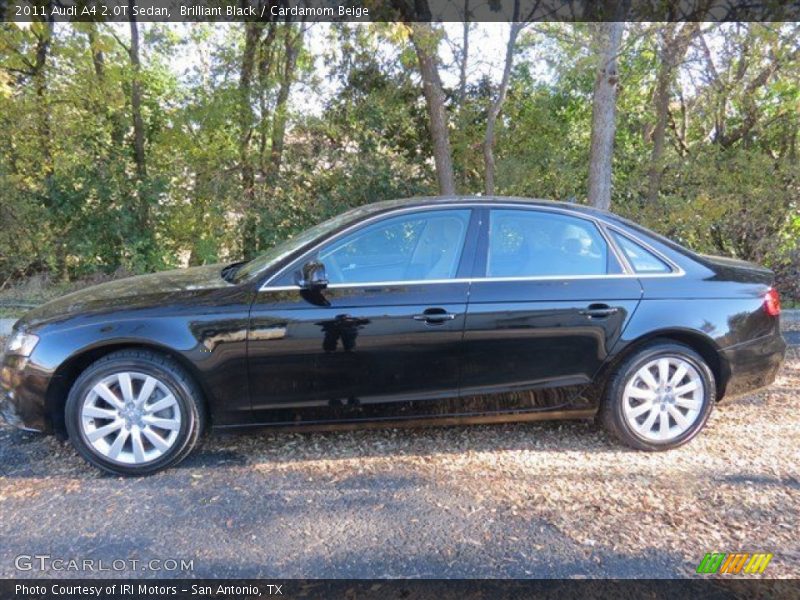 Brilliant Black / Cardamom Beige 2011 Audi A4 2.0T Sedan