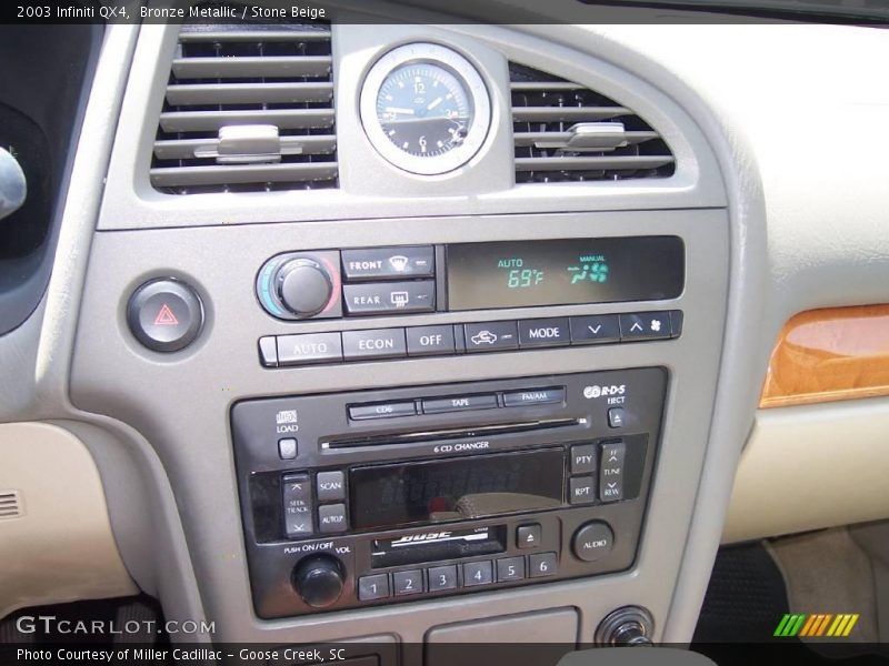 Bronze Metallic / Stone Beige 2003 Infiniti QX4