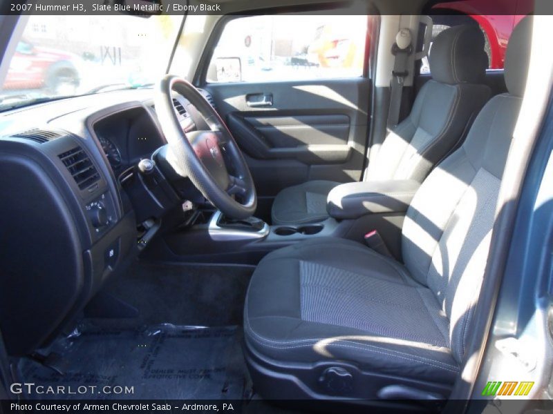 Slate Blue Metallic / Ebony Black 2007 Hummer H3