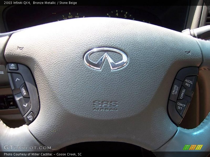 Bronze Metallic / Stone Beige 2003 Infiniti QX4
