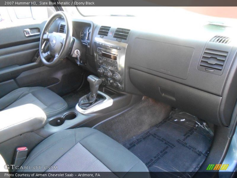 Slate Blue Metallic / Ebony Black 2007 Hummer H3