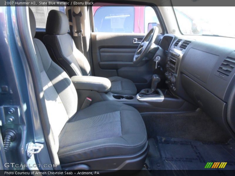 Slate Blue Metallic / Ebony Black 2007 Hummer H3