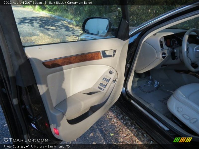 Brilliant Black / Cardamom Beige 2011 Audi A4 2.0T Sedan
