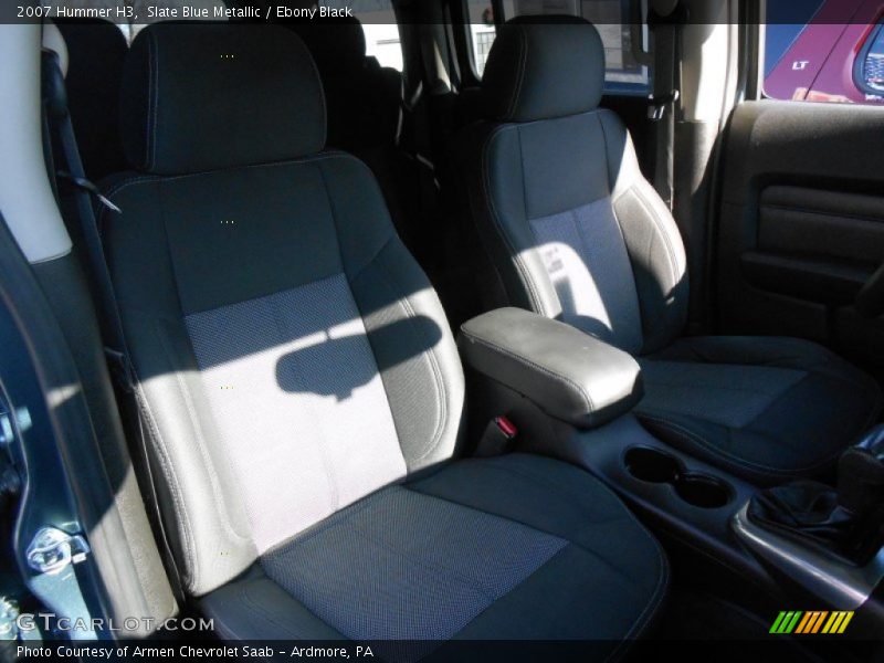 Slate Blue Metallic / Ebony Black 2007 Hummer H3
