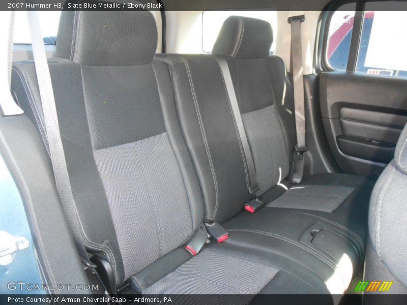 Slate Blue Metallic / Ebony Black 2007 Hummer H3