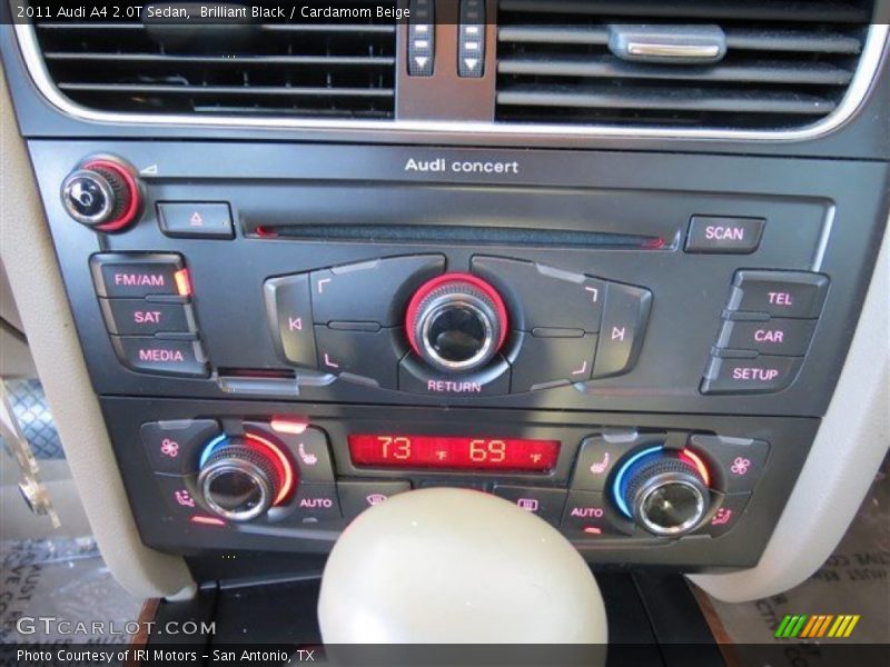 Brilliant Black / Cardamom Beige 2011 Audi A4 2.0T Sedan