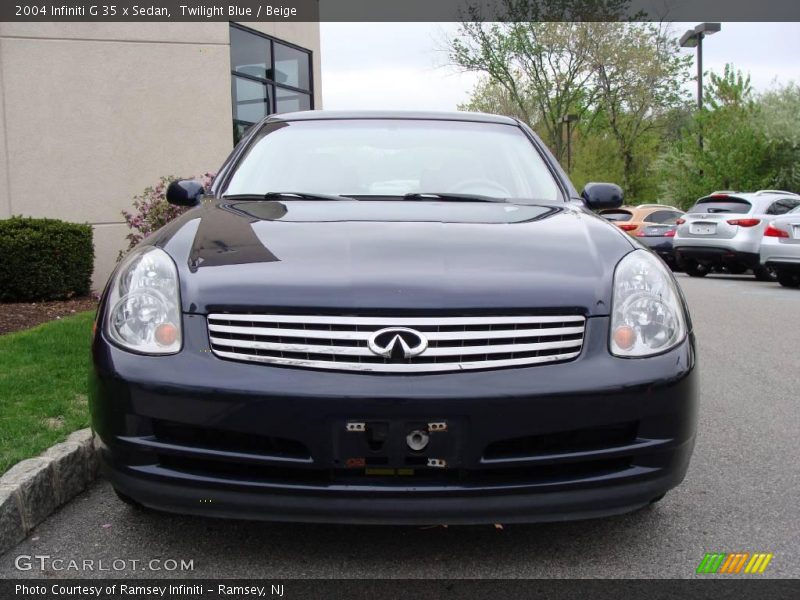 Twilight Blue / Beige 2004 Infiniti G 35 x Sedan