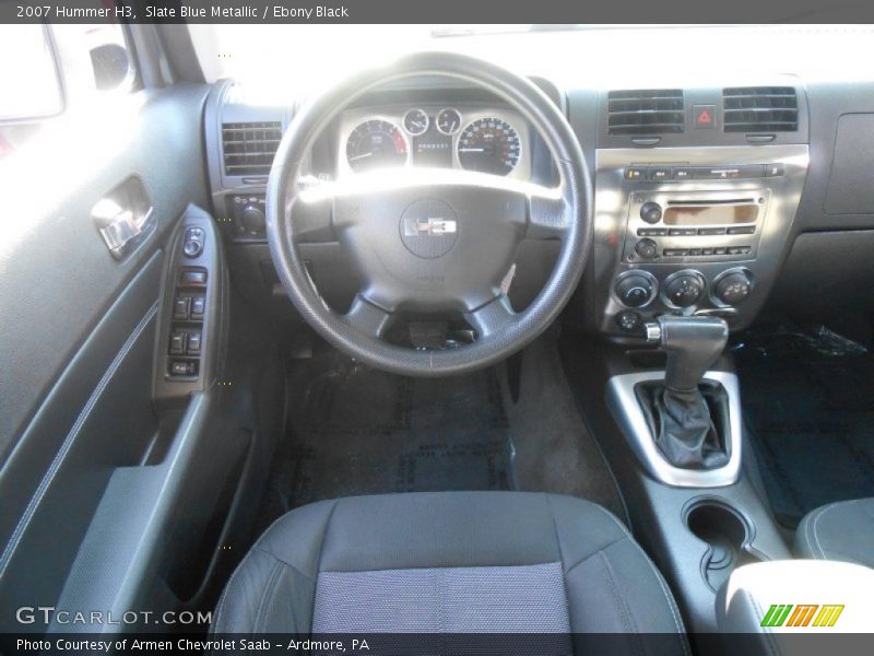 Slate Blue Metallic / Ebony Black 2007 Hummer H3