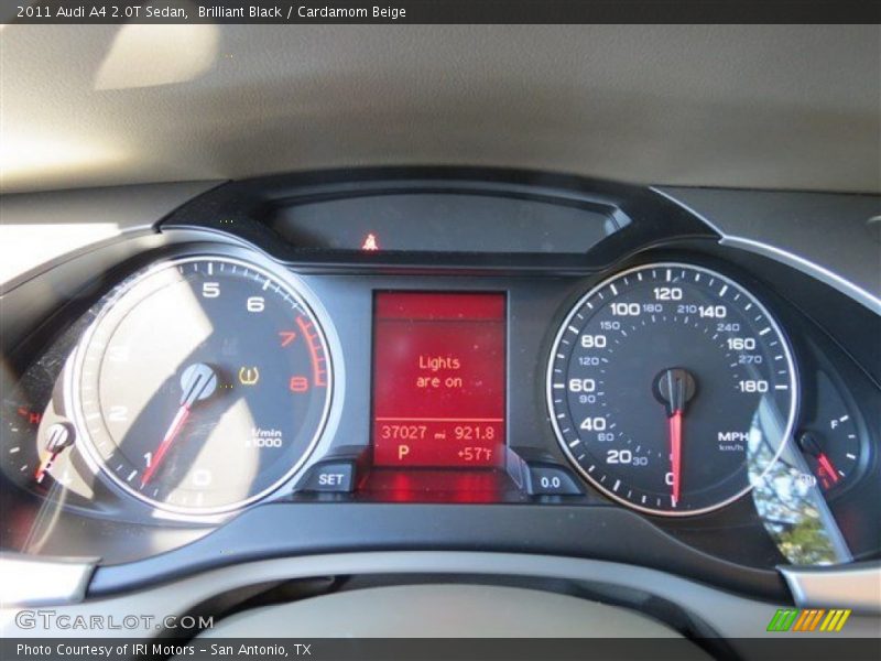 Brilliant Black / Cardamom Beige 2011 Audi A4 2.0T Sedan