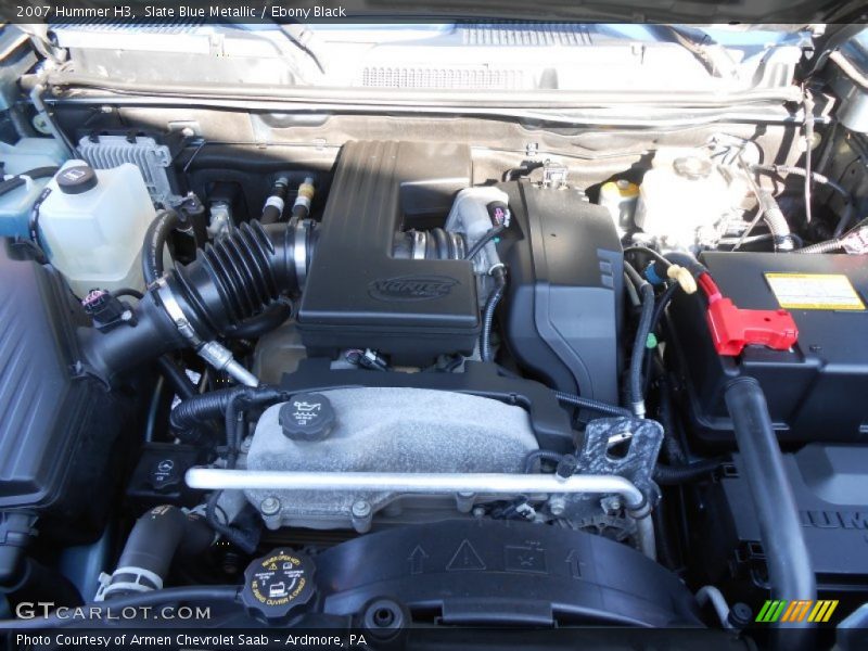 Slate Blue Metallic / Ebony Black 2007 Hummer H3