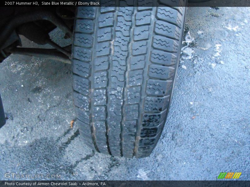 Slate Blue Metallic / Ebony Black 2007 Hummer H3