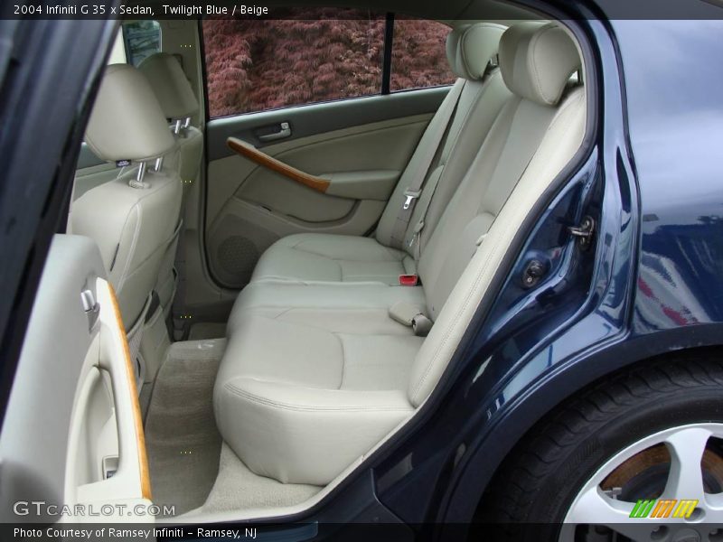 Twilight Blue / Beige 2004 Infiniti G 35 x Sedan