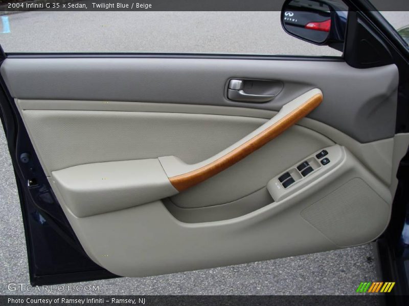 Twilight Blue / Beige 2004 Infiniti G 35 x Sedan