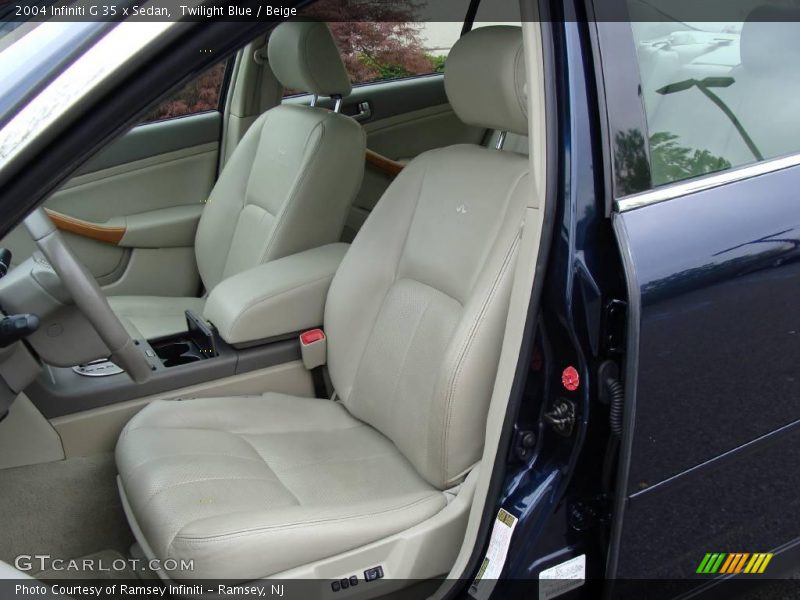 Twilight Blue / Beige 2004 Infiniti G 35 x Sedan