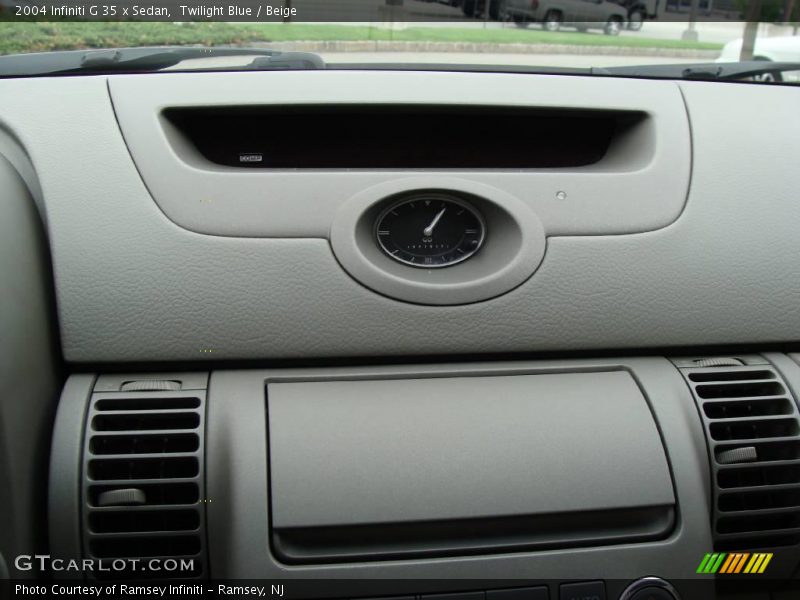 Twilight Blue / Beige 2004 Infiniti G 35 x Sedan