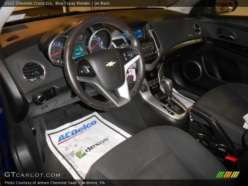 Blue Topaz Metallic / Jet Black 2012 Chevrolet Cruze Eco