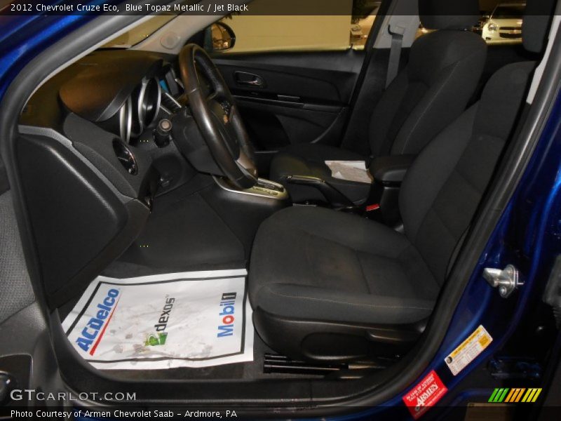 Blue Topaz Metallic / Jet Black 2012 Chevrolet Cruze Eco