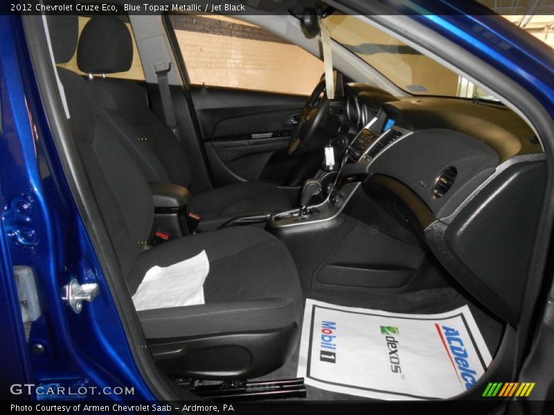 Blue Topaz Metallic / Jet Black 2012 Chevrolet Cruze Eco