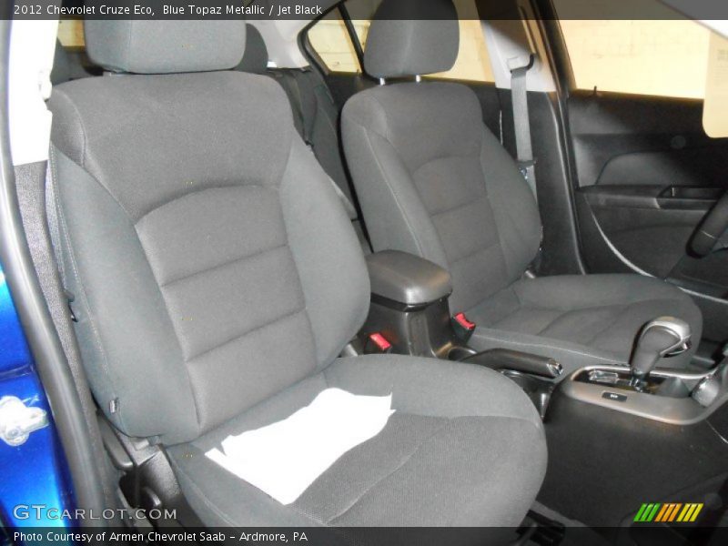 Blue Topaz Metallic / Jet Black 2012 Chevrolet Cruze Eco