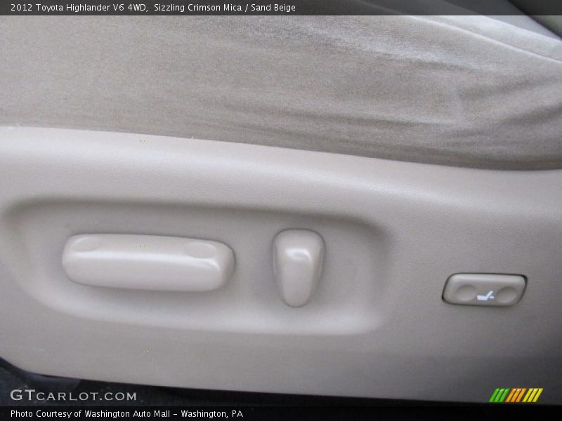 Sizzling Crimson Mica / Sand Beige 2012 Toyota Highlander V6 4WD