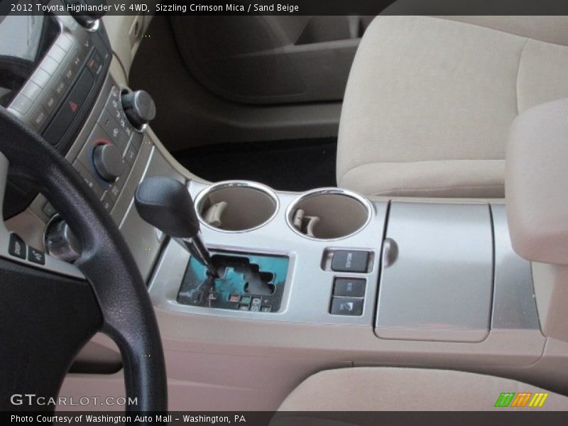 Sizzling Crimson Mica / Sand Beige 2012 Toyota Highlander V6 4WD
