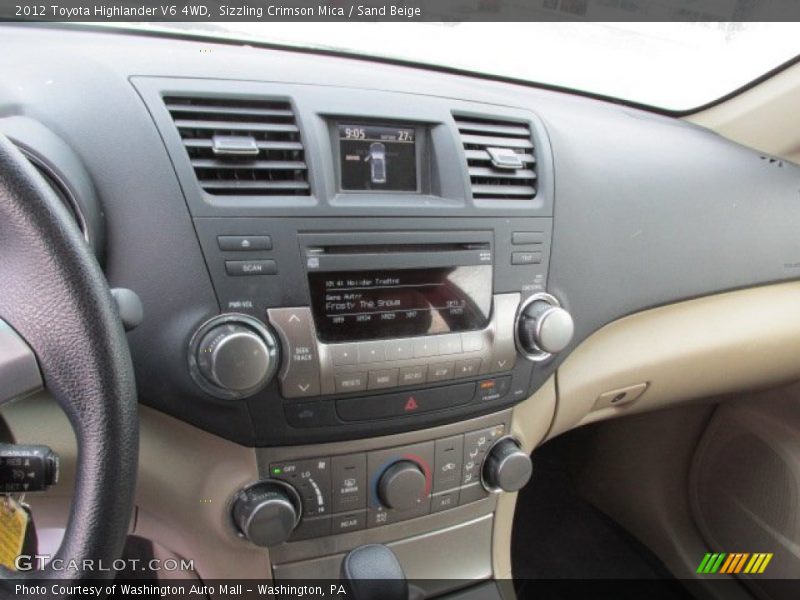Sizzling Crimson Mica / Sand Beige 2012 Toyota Highlander V6 4WD
