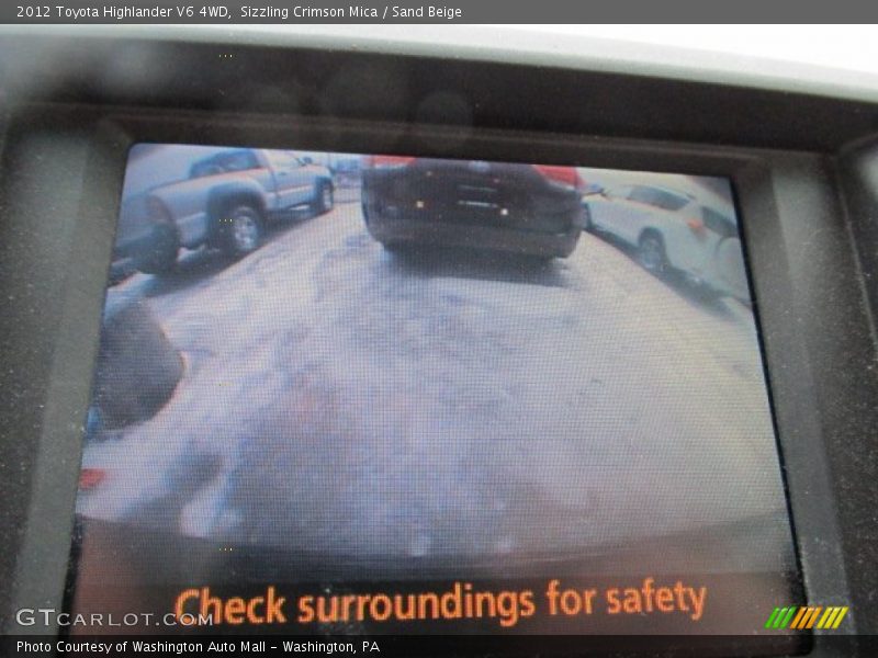 Sizzling Crimson Mica / Sand Beige 2012 Toyota Highlander V6 4WD