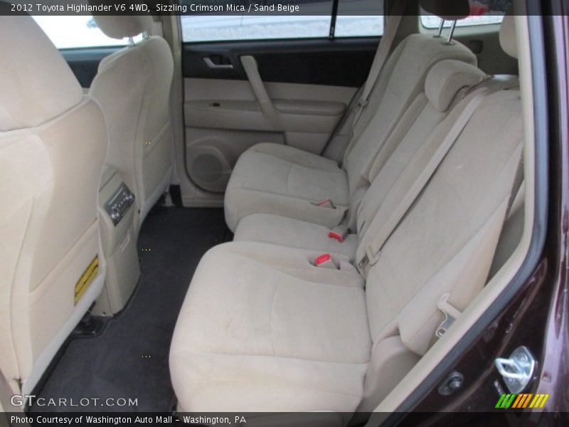 Sizzling Crimson Mica / Sand Beige 2012 Toyota Highlander V6 4WD