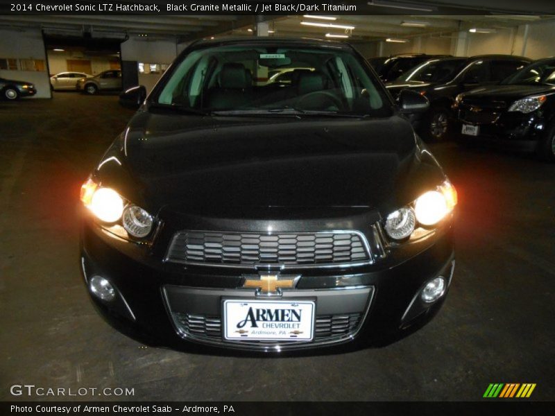 Black Granite Metallic / Jet Black/Dark Titanium 2014 Chevrolet Sonic LTZ Hatchback