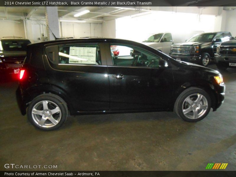 Black Granite Metallic / Jet Black/Dark Titanium 2014 Chevrolet Sonic LTZ Hatchback