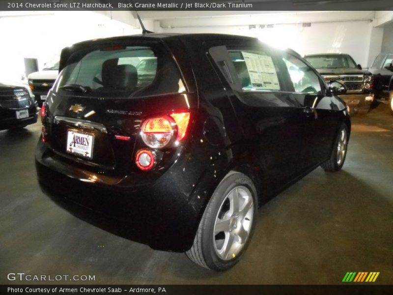 Black Granite Metallic / Jet Black/Dark Titanium 2014 Chevrolet Sonic LTZ Hatchback