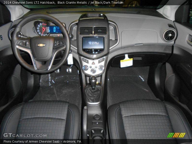 Black Granite Metallic / Jet Black/Dark Titanium 2014 Chevrolet Sonic LTZ Hatchback