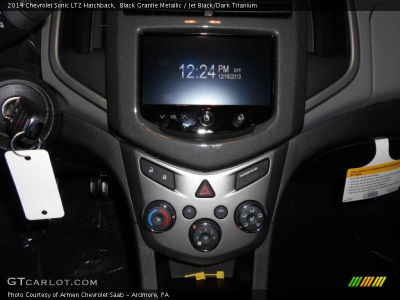 Black Granite Metallic / Jet Black/Dark Titanium 2014 Chevrolet Sonic LTZ Hatchback