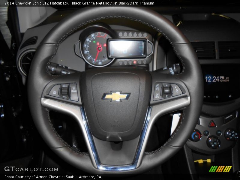 Black Granite Metallic / Jet Black/Dark Titanium 2014 Chevrolet Sonic LTZ Hatchback