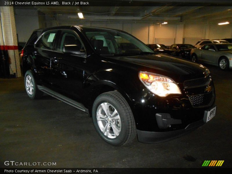 Black / Jet Black 2014 Chevrolet Equinox LS AWD