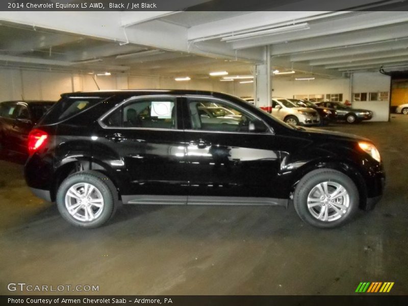 Black / Jet Black 2014 Chevrolet Equinox LS AWD