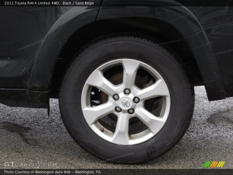 Black / Sand Beige 2011 Toyota RAV4 Limited 4WD