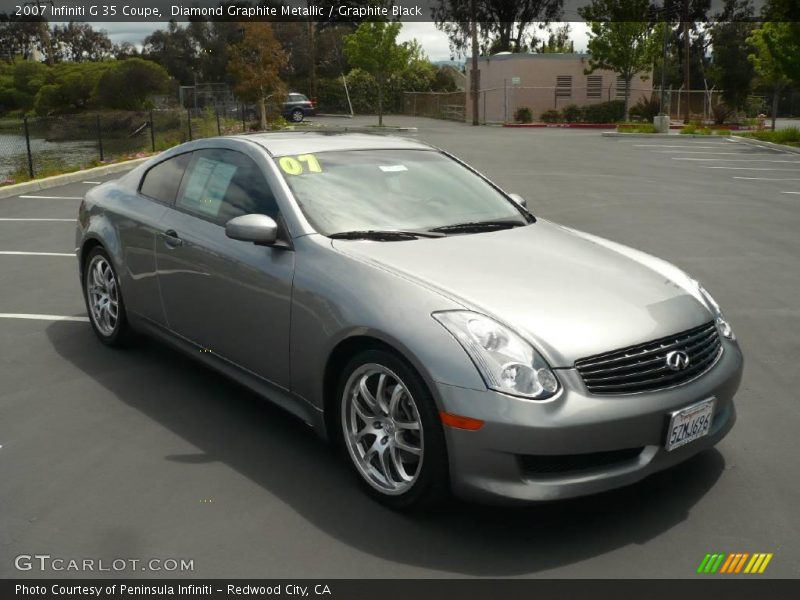 Diamond Graphite Metallic / Graphite Black 2007 Infiniti G 35 Coupe