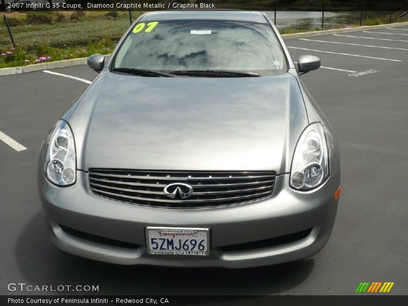 Diamond Graphite Metallic / Graphite Black 2007 Infiniti G 35 Coupe