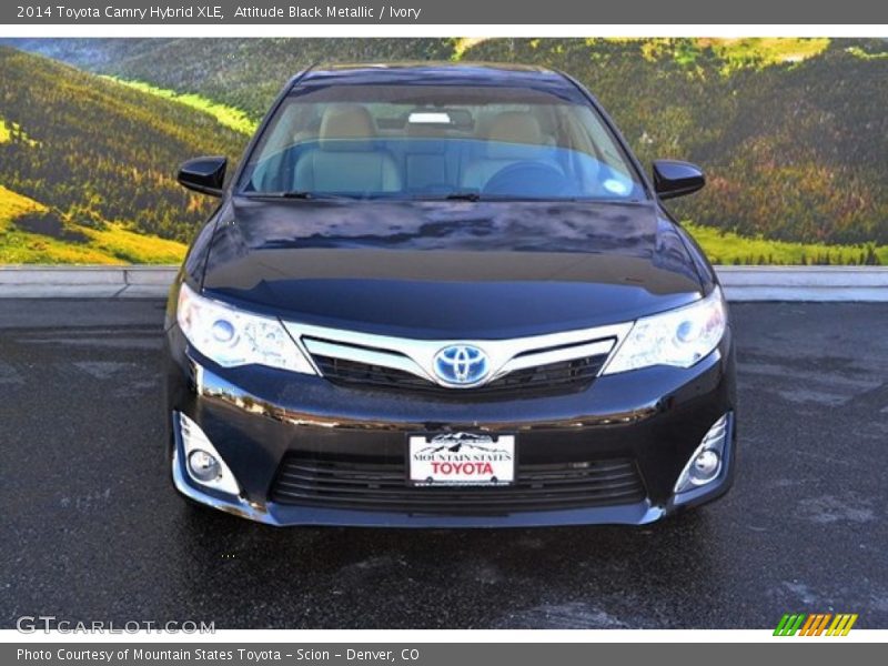 Attitude Black Metallic / Ivory 2014 Toyota Camry Hybrid XLE