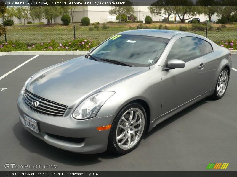 Diamond Graphite Metallic / Graphite Black 2007 Infiniti G 35 Coupe
