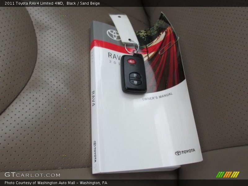 Black / Sand Beige 2011 Toyota RAV4 Limited 4WD