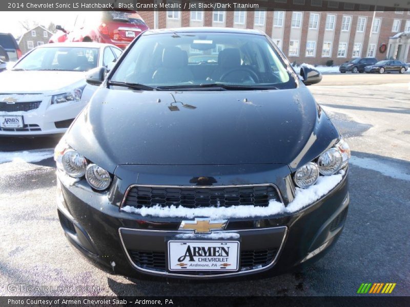 Black Granite Metallic / Jet Black/Dark Titanium 2014 Chevrolet Sonic LS Hatchback