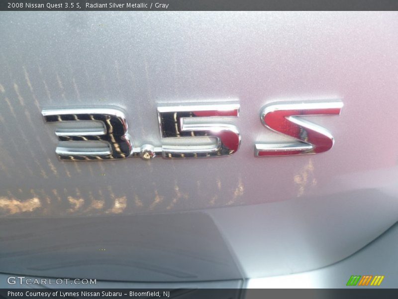 Radiant Silver Metallic / Gray 2008 Nissan Quest 3.5 S