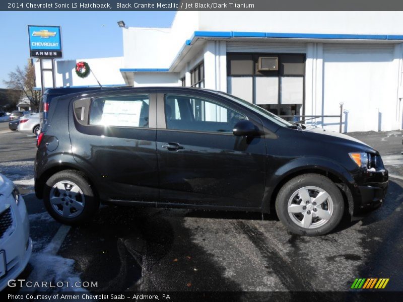 Black Granite Metallic / Jet Black/Dark Titanium 2014 Chevrolet Sonic LS Hatchback