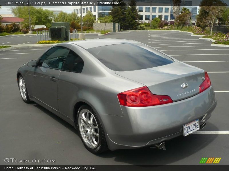 Diamond Graphite Metallic / Graphite Black 2007 Infiniti G 35 Coupe