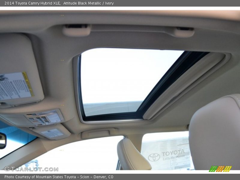 Attitude Black Metallic / Ivory 2014 Toyota Camry Hybrid XLE